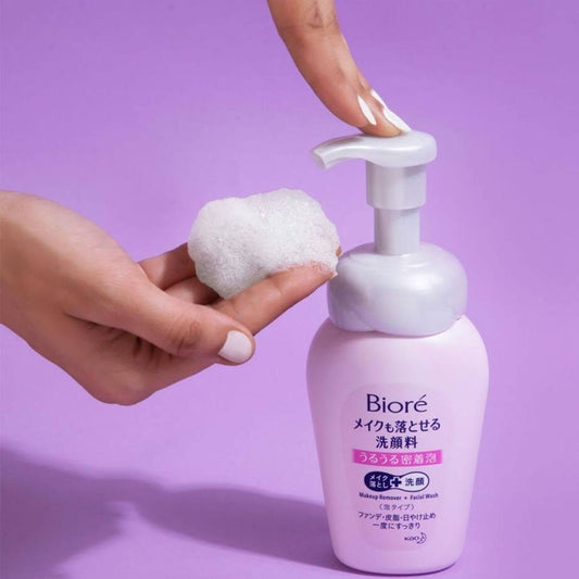 Biore 2-in-1 Foaming Facial Wash and Makeup Remover - Deep Cleansing Foam for All Skin Types - DARUMA AUSTRALIA PTY LTD