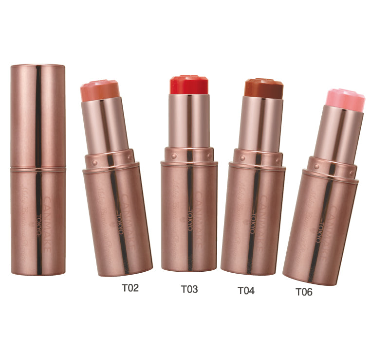 CANMAKE Melty Luminous Rouge Tint Type T03 Sakura Angel - High Shine Japanese Lip Tint with Heart Design - DARUMA AUSTRALIA PTY LTD