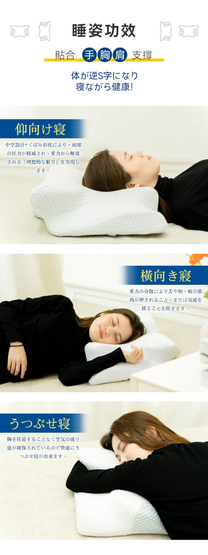 DEAR.MIN upgraded sleep-saving anti-snoring ergonomic pillow for better neck support and snore reduction in personal care.