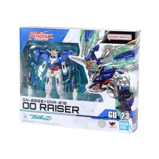 Bandai Gundam Universe GU-23 00 Raiser GN-0000+GNR-010 Action Figure from Mobile Suit Gundam 00 - DARUMA AUSTRALIA PTY LTD