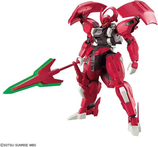 Red robot toy with a green weapon on a white background - DARUMA AUSTRALIA PTY LTD