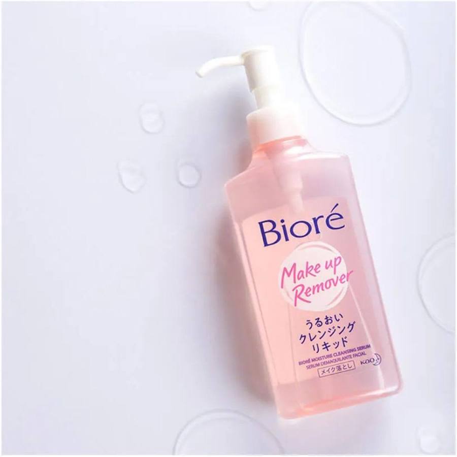 Biore Moisture Cleansing Liquid 230ml - Water-Based Makeup Remover with 40% Moisturizing Serum - DARUMA AUSTRALIA PTY LTD