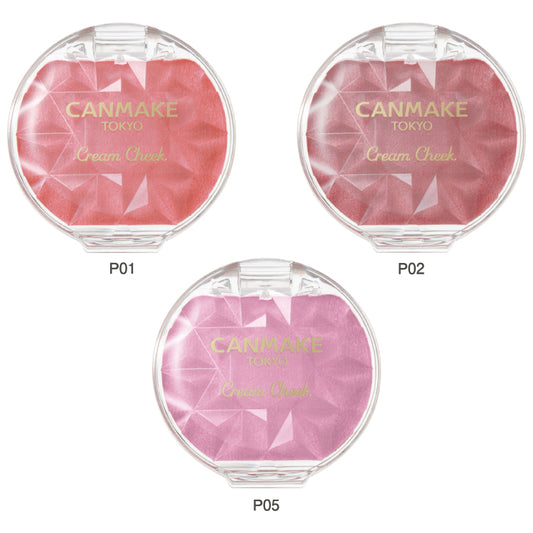 CANMAKE Cream Cheek Blush - Melting Gel-Type Japanese Cream Blush for a Natural Flush - DARUMA AUSTRALIA PTY LTD