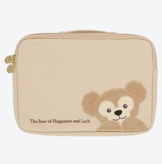 Duffy and Friends 14-inch laptop case from Tokyo DisneySea 2026 collection, featuring blue anniversary motifs and padded protection - DARUMA AUSTRALIA PTY LTD
