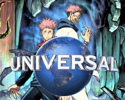 Authentic Universal Studios Japan (USJ) branding and Jujutsu Kaisen licensing tag