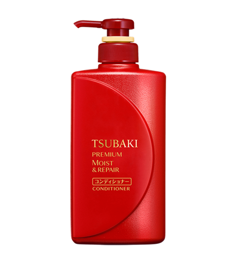 TSUBAKI Premium Moist & Repair Conditioner 490ml - Red bottle Shiseido Japanese hair care for frizzy hair - DARUMA AUSTRALIA PTY LTD