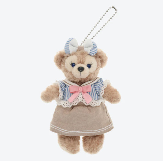 Official Tokyo DisneySea ShellieMay plush keychain in her classic pinkish-tan fur - DARUMA AUSTRALIA PTY LTD