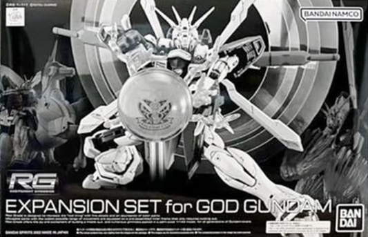 RG 1/144 God Gundam Expansion Set - Fuunsaiki mobile horse and energy effect parts for God Finger - DARUMA AUSTRALIA PTY LTD