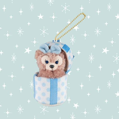 Mini ShellieMay plush charm from Tokyo DisneySea Winter Twinkling Town collection - DARUMA AUSTRALIA PTY LTD