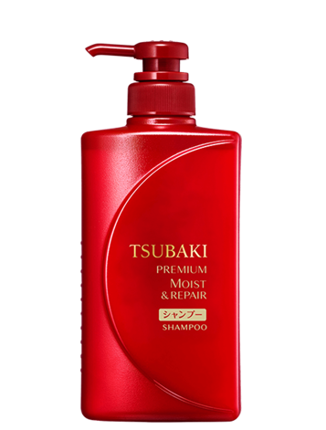 TSUBAKI Premium Moist & Repair Shampoo red bottle 490ml - Professional Japanese Hair Care for dry hair - DARUMA AUSTRALIA PTY LTD